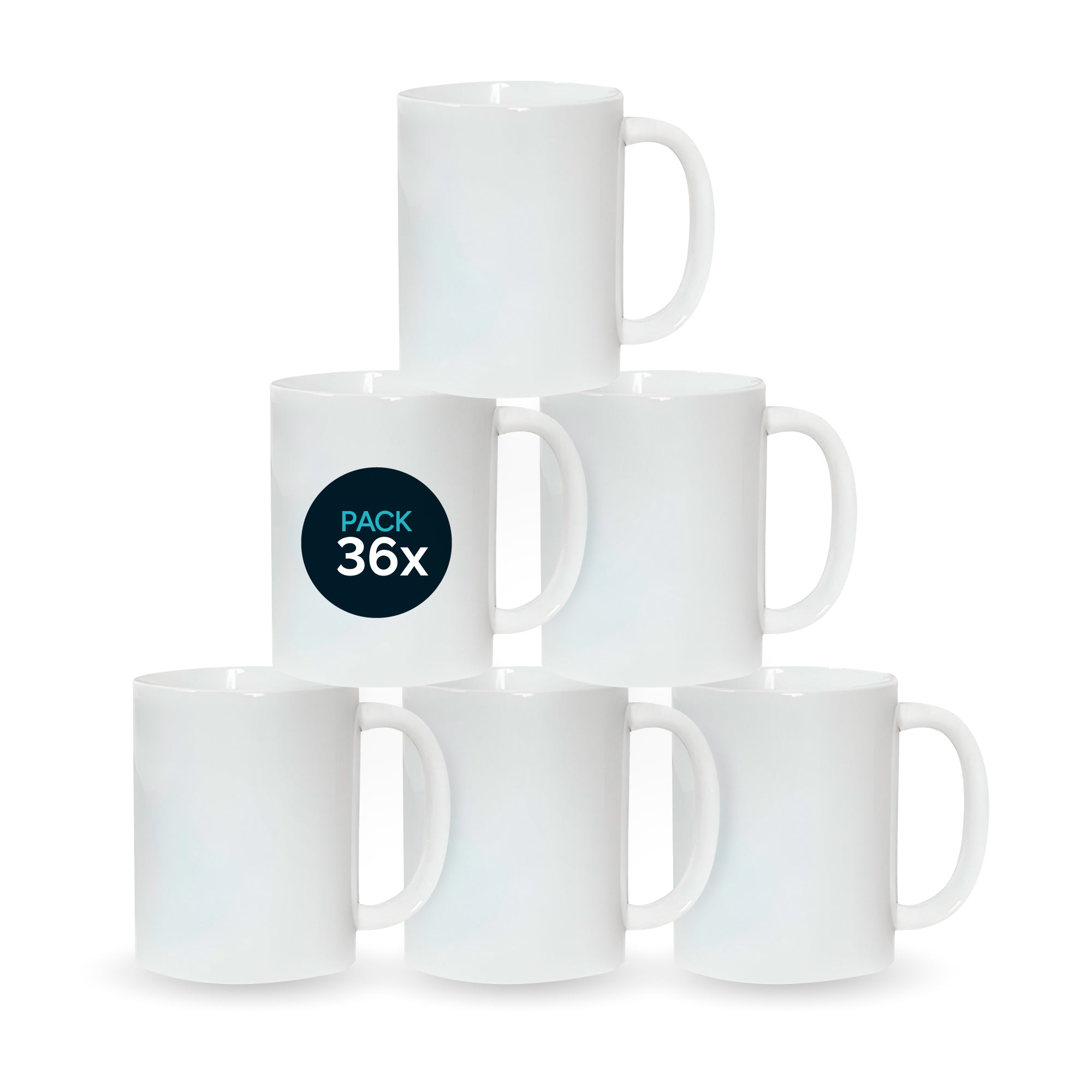 Make It Lab 11oz White Circle Sublimation Mug
