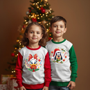 Printed DTF Sheets by Yards - Mickey mouse  Navidad 2025