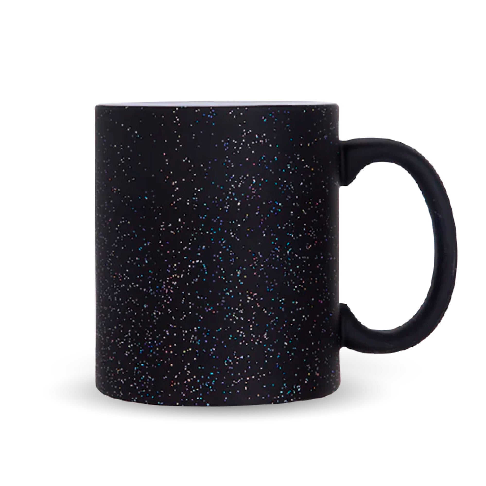 Glitter Black magic mug for sublimation 11 oz - By Box of 36