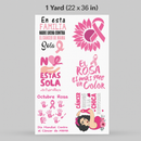 Printed DTF Sheets by Yards - cancer prevention - Espanol