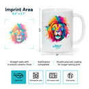 Make It Lab 11oz White Circle Sublimation Mug