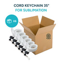 Cord Keychain 35" for Sublimation