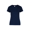 Women’s Heavy Weight Crew Neck Short Sleeve Silhouette T-Shirt - 100% Cotton D0300