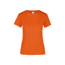 Women’s Heavy Weight Crew Neck Short Sleeve Silhouette T-Shirt - 100% Cotton D0300