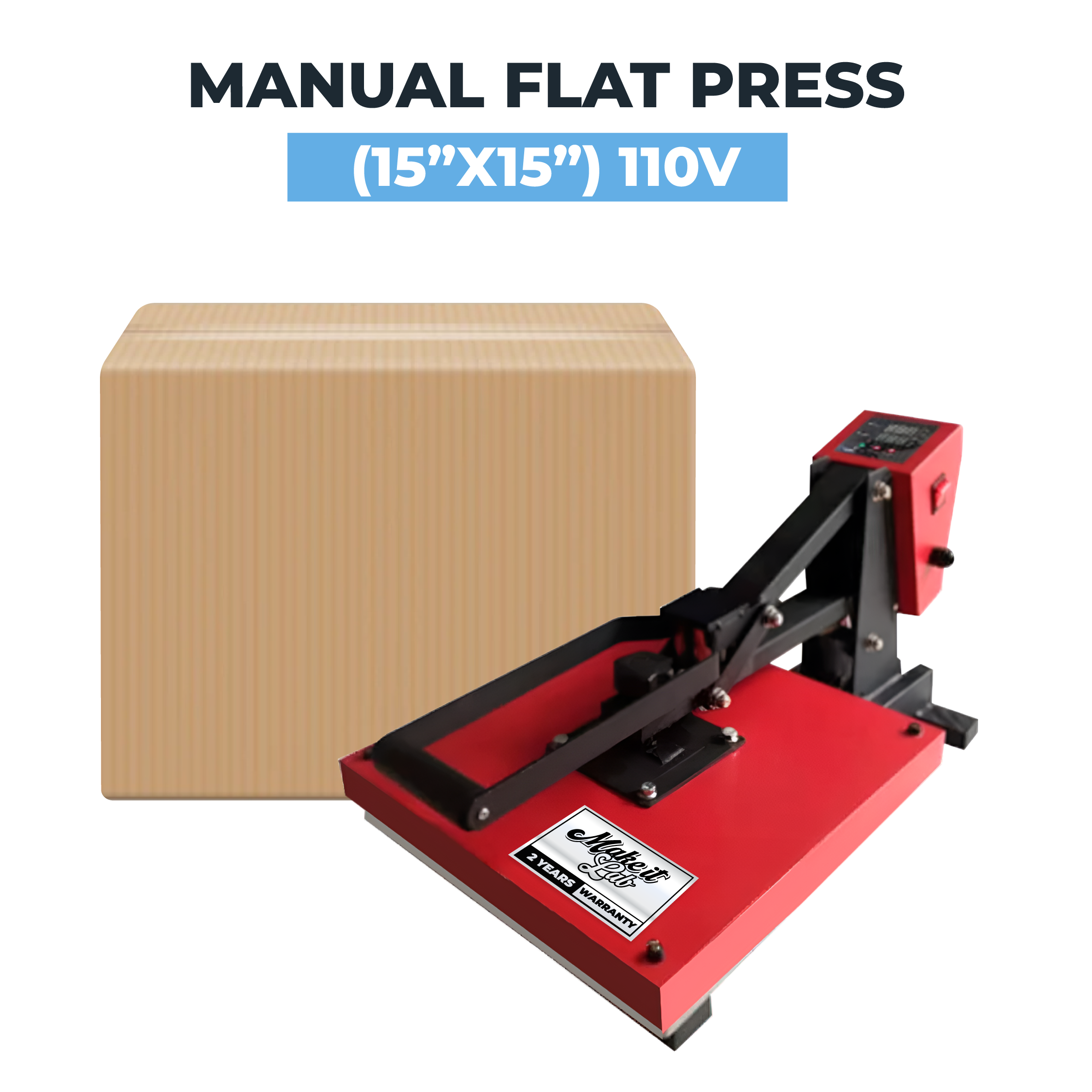 PROMO Make it Lab Manual Heat Press Machine 15 x 15