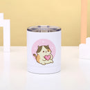 White stainless steel tumbler without handle 300ml