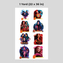 Printed DTF Sheets by Yards - Descendants