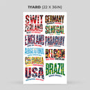 Printed DTF Sheets by Yards - World Cup 2026 1