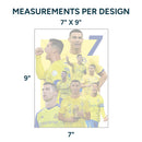 Printed DTF Sheets by Yards - Cristiano Ronaldo