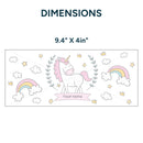 UV DTF WRAP LIBBEY CUP - Unicornios diseño 1