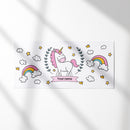 UV DTF WRAP LIBBEY CUP - Unicornios diseño 1