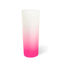 Frosted Glass Tequilero With Colored Base 40 oz