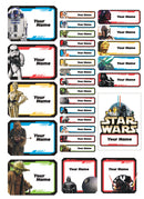 Boys Personalized Name Labels - 28 Stickers UV DTF Printing for Back To School- Waterproof for School Supplies