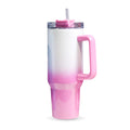 40 Oz. Insulated Tumbler with Handle and Straw Lid