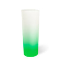 Frosted Glass Tequilero With Colored Base 40 oz