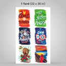 Printed DTF Sheets by Yards - Super Heroe 2