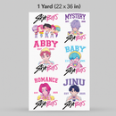 Printed DTF Sheets by Yards - Saja boys
